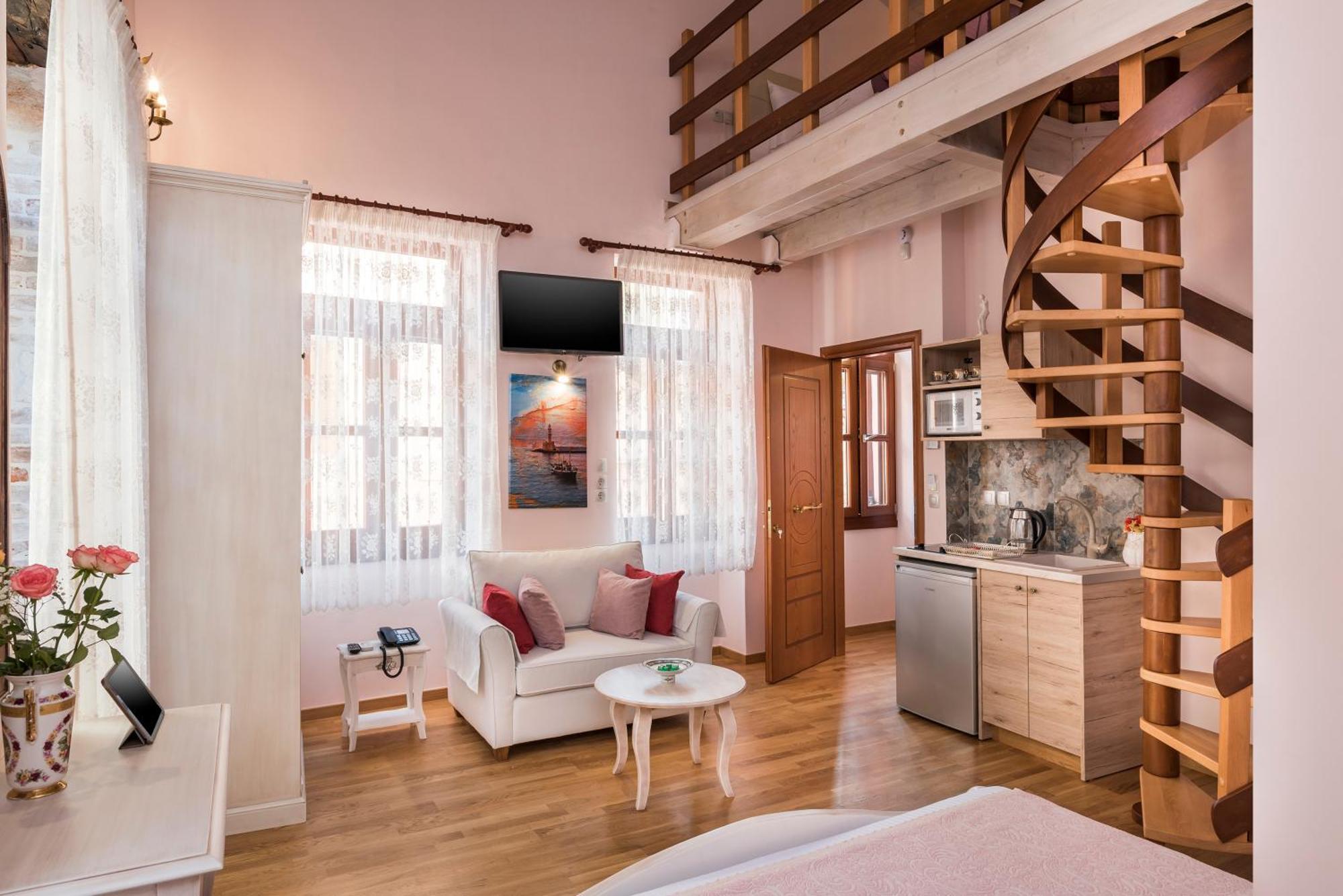 Palazzo Di Irene Apartment Chania  Ruang foto